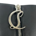 Christian Louboutin CL Zip 70 Calf Leather Ankle Boots Black Size 40 Photo 9