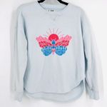 Liv Outdoor Life Integrity Earth Women's Graphic Sweater Light Blue‎ Size Medium Blue Photo 0