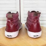 Vans SK8 Hi 46 MTE All Weather Pebble Leather Hightop Sneakers Burgundy 7 Photo 5