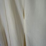 Cesarani Vintage 100% Silk Ruffled Collar and Sleeves Blouse Light Yellow Photo 4