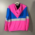 PINK - Victoria's Secret PINK Victoria’s Secret Full Zip Sherpa Lined Retro Windbreaker Jacket size M/L Photo 7