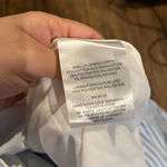 Gal Meets Glam NWT  Jasmine Blue Striped Ruffle Tiered Maxi Dress Photo 8