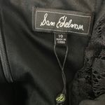 Sam Edelman NWT  Off Shoulder Lace Dress Womens 10 Black Midi Ruffle Formal Photo 5