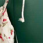 Abercrombie & Fitch Abercrombie Cherry Adjustable Tank Top White Mini Dress Tie Strap Tank Sundress Photo 9