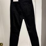 Loft  Skinny High Rise Black Velvet Pants Jeans Photo 1