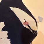 Eliza J Blue and White Sleeveless Floral Patterned Dress Photo 5