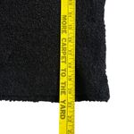 Escapade Black‎ Boucle Knit Rabbit Fur Trim Cowl Neck Sweater Medium Black Photo 9