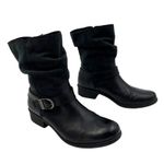 Bogs Carly Boots Waterproof Black Leather Ankle Booties Size 9.5 Photo 6