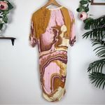 NWT Sovere Molten Cotton Mini Dress in Pink Brown Size Small Photo 4