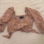 MINKPINK Crop Top Tie Orange Photo 0