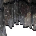 American Eagle  Dress Size Small Boho Navy‎ White Red Pattern Womens Viscose Photo 5