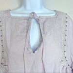 Very J Grey Boho Long Sleeve Dress NWT Size Large Photo 3