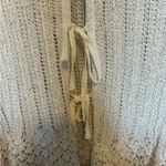 Free People  ivory open knit bell sleeve open back sweater size small nwt Photo 7