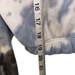 Aeropostale Blue & White Tie Dyed Casual Crewneck Top Crop Shirt Women’s Large ! Photo 2