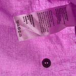 Free People  Annie Butterfly Bush Purple Pintuck Pleated Tunic Top Sz Small NWOT Photo 7