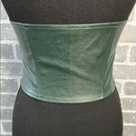 MIAOU GREEN VEGAN LEATHER CORSET TOP WOMENS SIZE MEDIUM • SOLD OUT ONLINE Photo 10