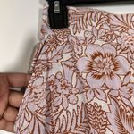 Rachel Zoe Women's  Floral Wide Leg 100% Linen Pants Elastic Waist Size Small EUC Photo 3