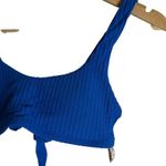 BECCA by Rebecca virtue Becca Jocelyn Blue Ribbed O-Ring Two Piece Bikini Swimsuit Set Size Small Photo 5