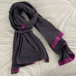 Lululemon Vinyasa Scarf Heathered Herringbone Heathered Black Grape Nightfall Photo 2
