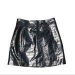 Forever 21 FAUX LEATHER ALLIGATOR MINI SKIRT Photo 0