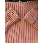 Disney  Embroidered Tinkerbell Tink Large Pink Full Zip Cardigan Sweater Photo 6