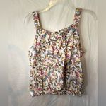 Jane and Delancey Anthropologie Tank with Tropical Pattern Size Medium Photo 2