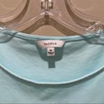 Talula Aritzia A-Line Dress with Mesh Blue Size Medium Photo 4