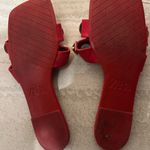 ZARA Red Studded Women's Sandals Photo 2