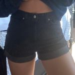 BDG Black Denim Shorts Photo 0