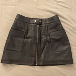 Free People Pleather Mini Skirt Photo 1