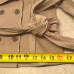 Making the Cut Deconstructed Strapless Corset halter Top size Medium corduroy Photo 8