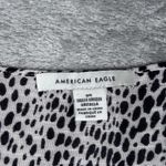 American Eagle Kimono OS Pink Black Leopard Print Topper Cover Up Beach Casual Photo 7