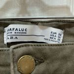 ZARA  Olive Green Skinny Jeans Size 6 Photo 3