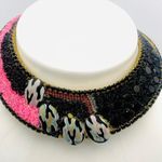 🌹HP🌹Adrienne Designs Beaded Choker Necklace Black Photo 2