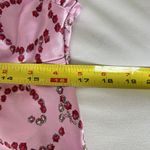 Victoria's Secret  Angels Slip Dress M Pink Satin Babydoll Red Roses Valentines Photo 7