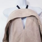 Alexis RARE  100% Genuine Leather Suede Belted Halter Dress with Side pockets Photo 4