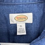 Talbots Chore Utility Blue Jean Denim Jacket Womens XL Vintage Pockets 90's Photo 3