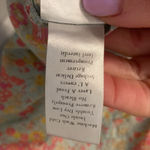 Frank & Eileen Size XS Eileen Relaxed Cotton Floral Button Up Shirt Pink Seafoam Photo 11