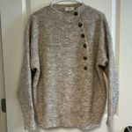 FRNCH  Paris La Maille Knit Sweater Color Oatmeal Cream Size M/L Photo 0