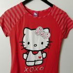Hello Kitty 2017  XOXO T Shirt Red Small Cartoon Character Double Sided Graphic S Photo 4