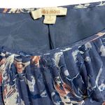 Ella Moss  Blue Print Off-shoulder/spaghetti Strap Top Photo 4