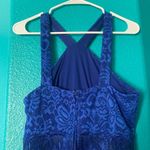 A Byer royal blue halter style dress Photo 4
