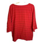 Habitat  Clothes to Live in Blouse Women's Size Medium‎ Lagenlook Pink Red Photo 1