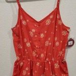 Authentic American Heritage AMERICAN HERITAGE Red Floral Romper Photo 0