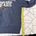 University Of Northern Colorado Bears UNC Hoodie Hooded Sweatshirt Size XL Blue Photo 6