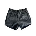 City Chic  Xena Ruffle Waist Black Denim Shorts Size 18 Photo 1