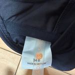 Shade & Shore  Twist Cutout Black Triangle Bikini Top Size 34B Photo 4