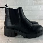 Cushionare Cushionaire Ankle Boots Womens 7 Black Sasha Chelsea Memory Foam Lug Sole Bootie Photo 1