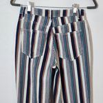 BDG  Navy Striped High-Rise Mom Jeans Size 25 Tapered Striped Jeans Photo 5