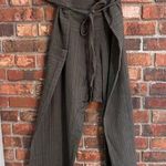 Earthbound  Trading womens wide leg pull on tie waist pants brown OS Photo 0
